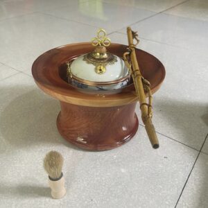 Điếu bát men rạn quay đồng DB03
