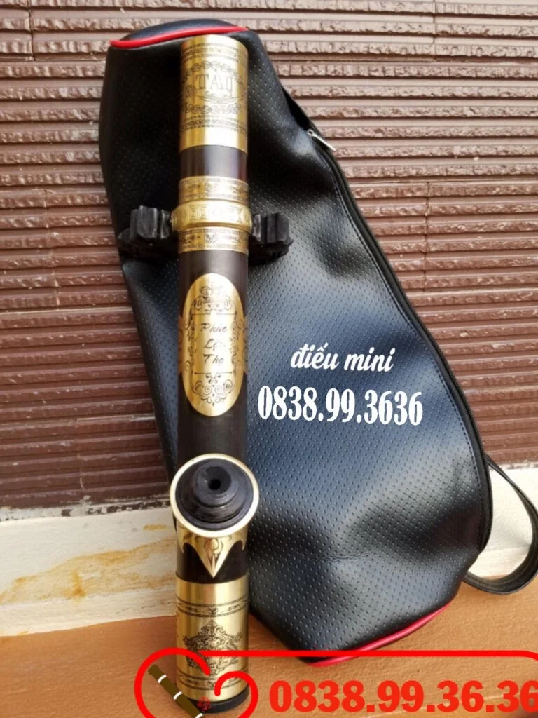 Điếu Cày Mini 45cm Bọc Đồng du lịch siêu tiện lợi