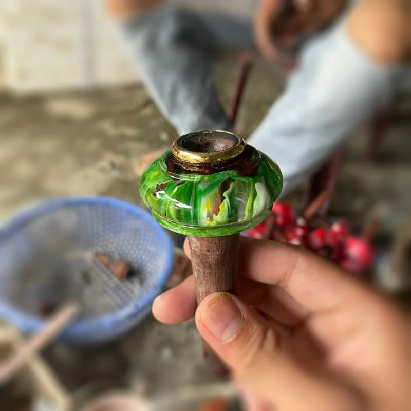 nõ điếu thủy tinh - mẫu phụ kiện dễ lắp và thuận tiện vệ sinh