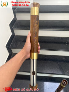Điếu Rút Âm Nõ Gỗ 32cm
