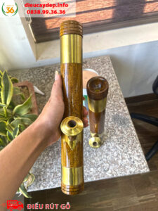Điếu Rút Gỗ Cao Cấp 35cm