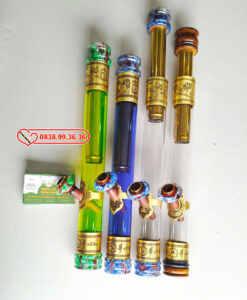 Điếu Cày Nhựa Trong Suốt Rút Chống Đổ Nước