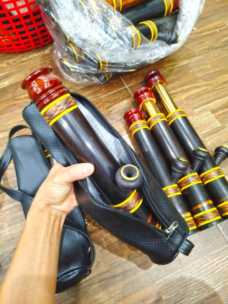 Điếu Cày Du Lịch 32cm M36 Đan Mây