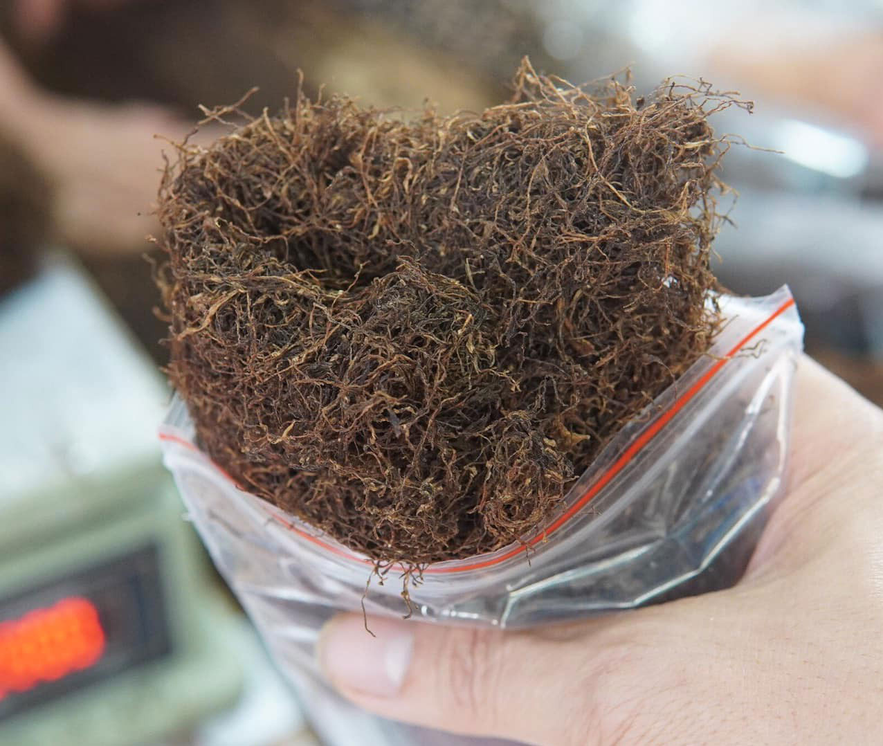 thuốc lào Tiên Lãng - hình ảnh đặc sản dân dã với màu sợi vàng nâu đậm